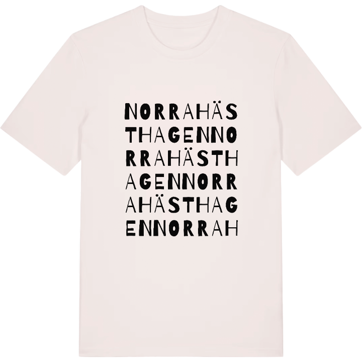 Norra Hästhagen ordlek t-shirt – t-shirt från PinShirt