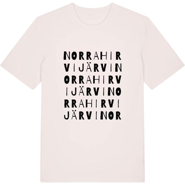 Norra Hirvijärvi ordlek t-shirt – t-shirt från PinShirt