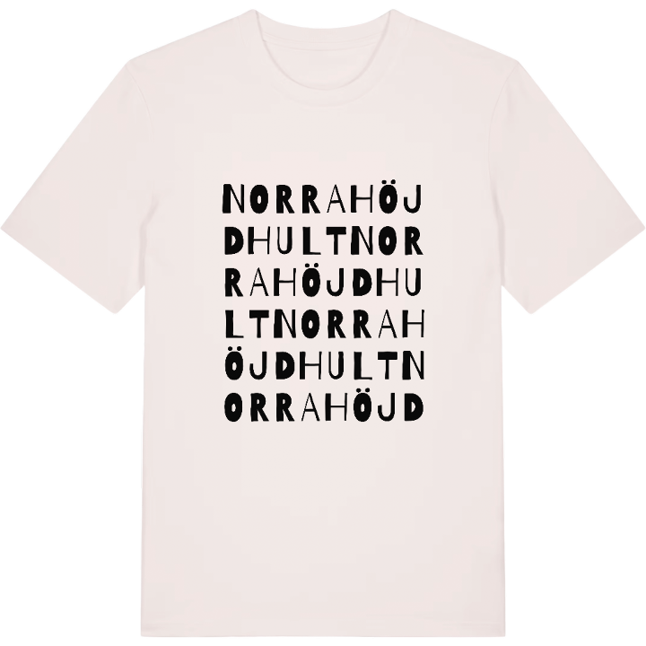Norra Höjdhult ordlek t-shirt – t-shirt från PinShirt