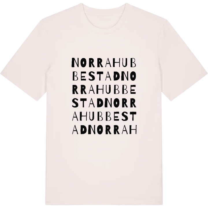 Norra Hubbestad ordlek t-shirt – t-shirt från PinShirt
