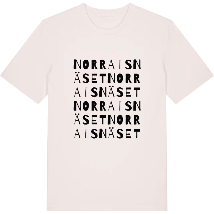 Norra Isnäset ordlek t-shirt – t-shirt från PinShirt