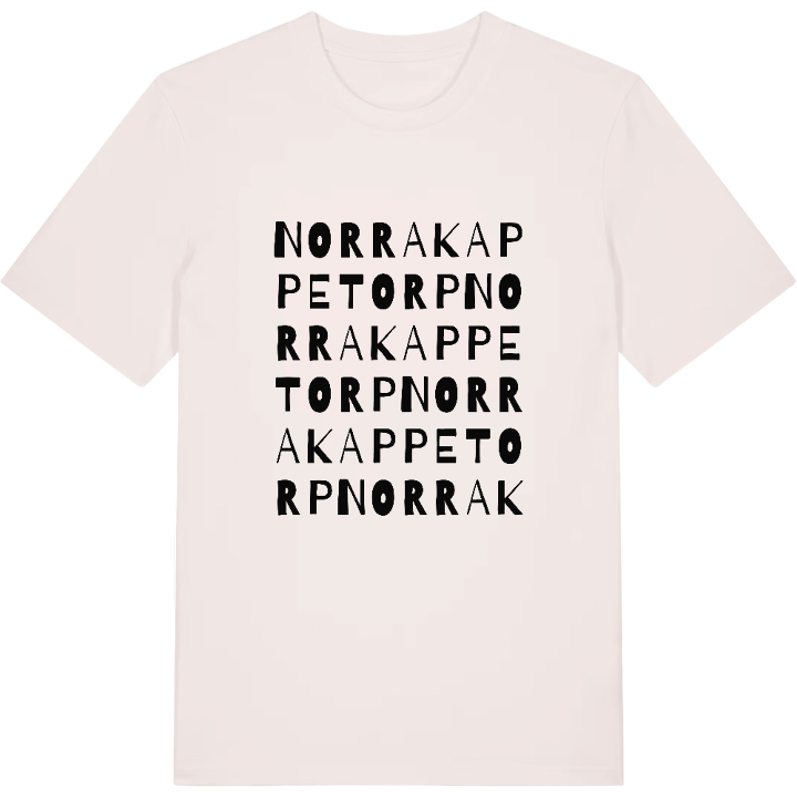 Norra Kappetorp ordlek t-shirt – t-shirt från PinShirt