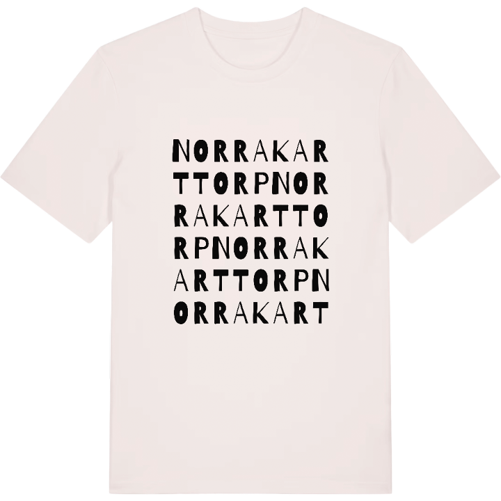 Norra Karttorp ordlek t-shirt – t-shirt från PinShirt