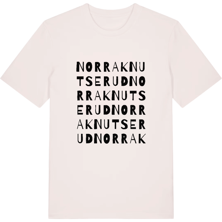 Norra Knutserud ordlek t-shirt – t-shirt från PinShirt