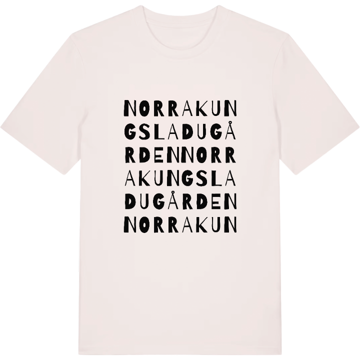 Norra Kungsladugården ordlek t-shirt – t-shirt från PinShirt