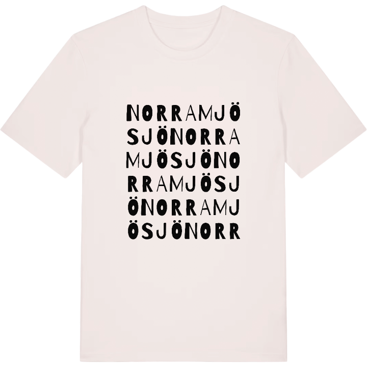 Norra Mjösjö ordlek t-shirt – t-shirt från PinShirt