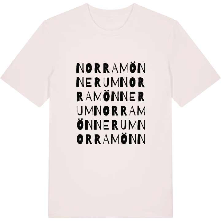Norra Mönnerum ordlek t-shirt – t-shirt från PinShirt