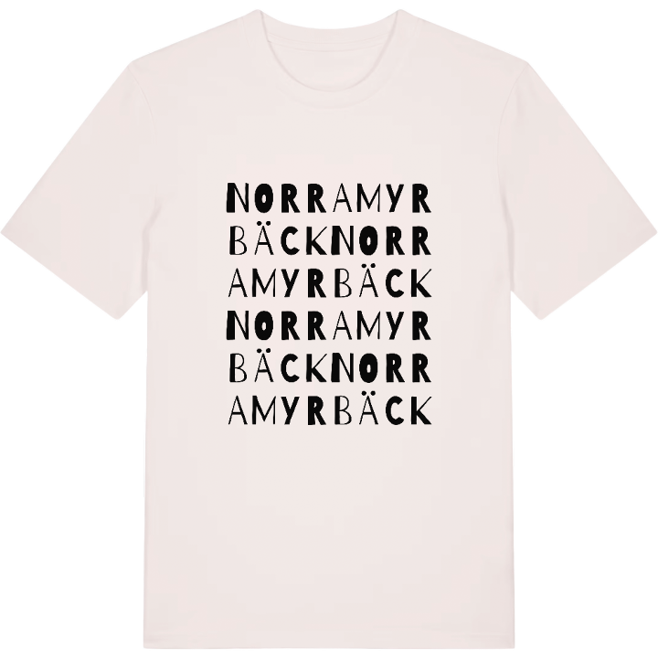 Norra myrbäck ordlek t-shirt – t-shirt från PinShirt