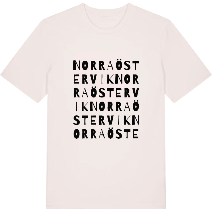 Norra Östervik ordlek t-shirt – t-shirt från PinShirt