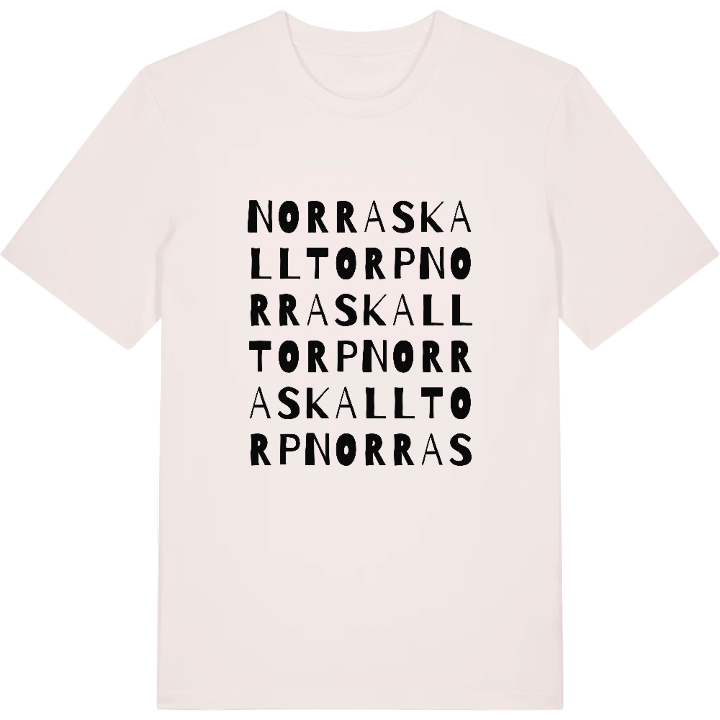 Norra Skalltorp ordlek t-shirt – t-shirt från PinShirt