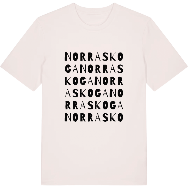 Norra Skoga ordlek t-shirt – t-shirt från PinShirt