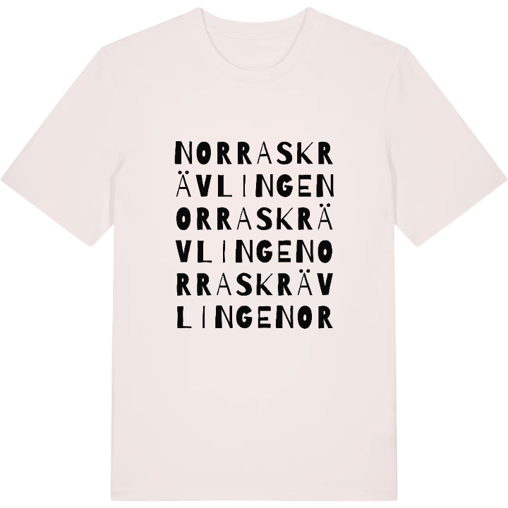Norra Skrävlinge ordlek t-shirt – t-shirt från PinShirt
