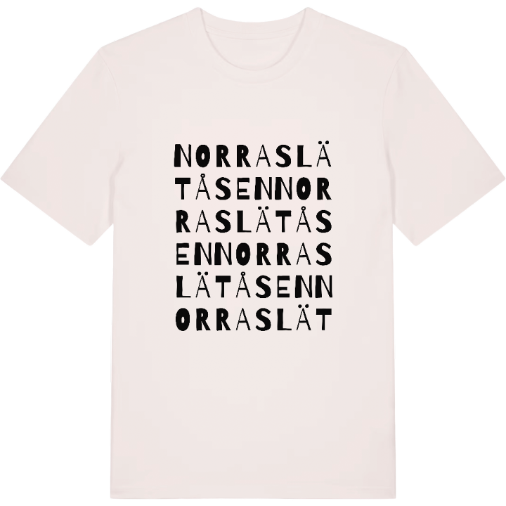 Norra Slätåsen ordlek t-shirt – t-shirt från PinShirt