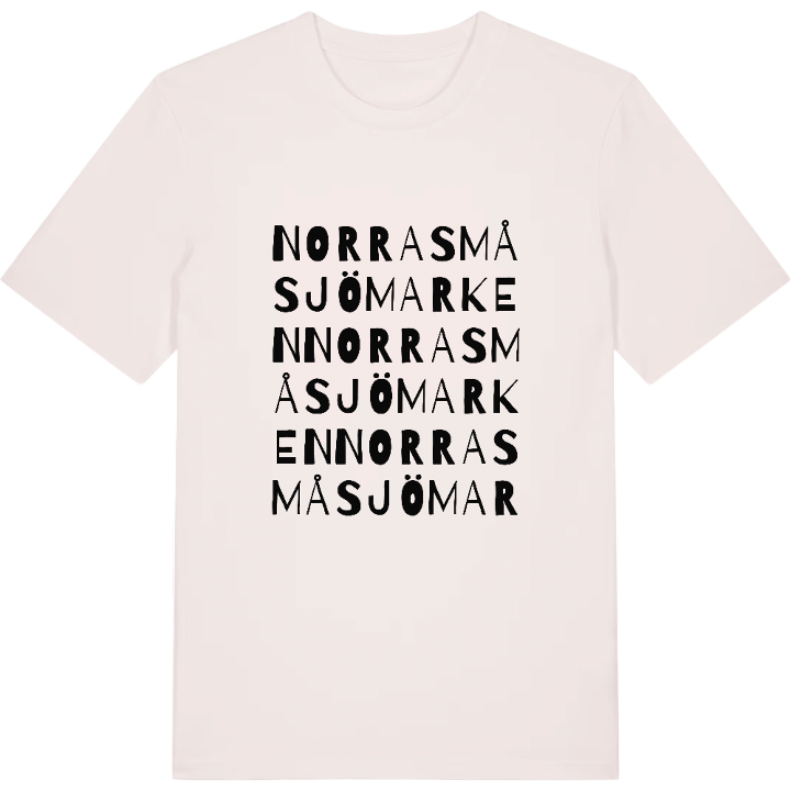 Norra Småsjömarken ordlek t-shirt – t-shirt från PinShirt