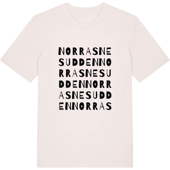 Norra Snesudden ordlek t-shirt – t-shirt från PinShirt