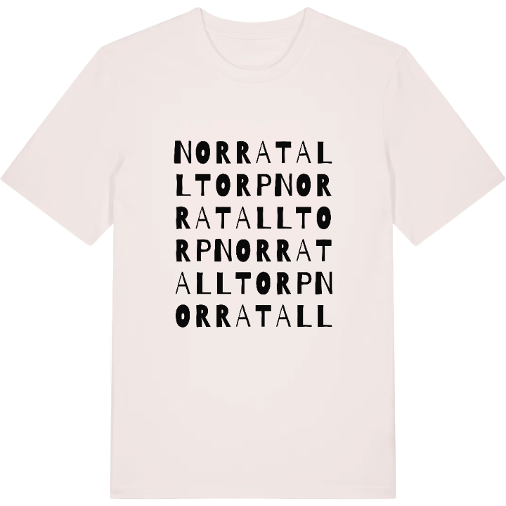 Norra Talltorp ordlek t-shirt – t-shirt från PinShirt