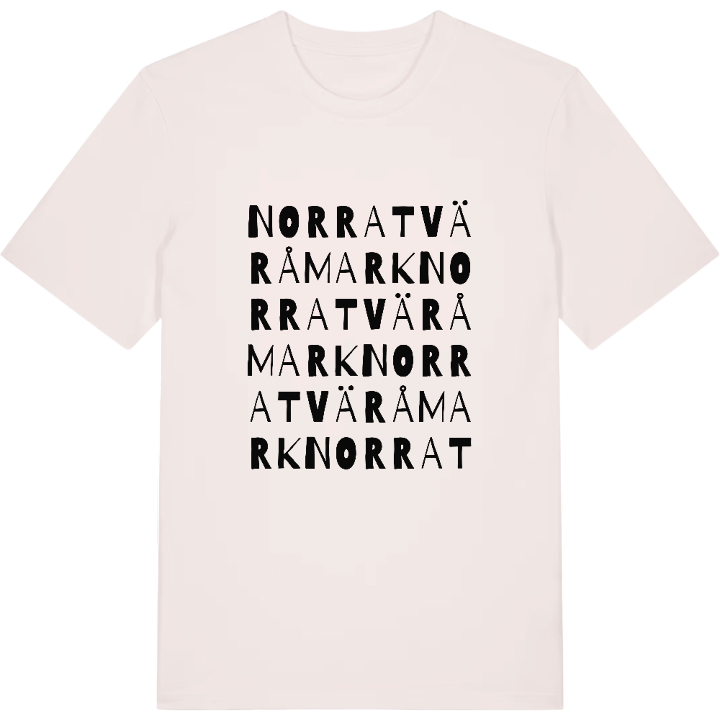 Norra Tväråmark ordlek t-shirt – t-shirt från PinShirt