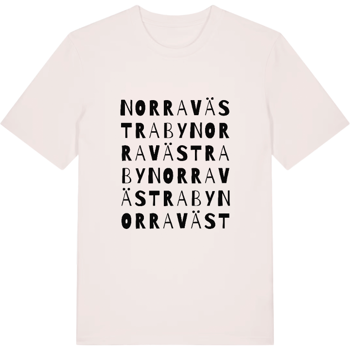 Norra Västraby ordlek t-shirt – t-shirt från PinShirt
