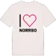 Jag älskar Norrbo t-shirt stort tryck