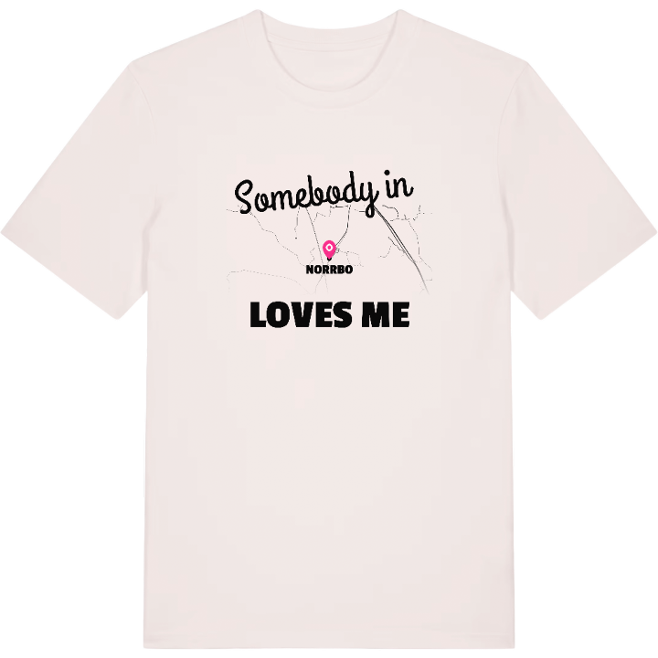 Någon i Norrbo älskar mig t-shirt – t-shirt från PinShirt