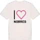 Jag älskar Norres t-shirt stort tryck