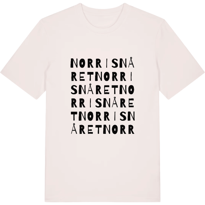 Norrisnåret ordlek t-shirt – t-shirt från PinShirt