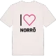 Jag älskar Norrö t-shirt stort tryck