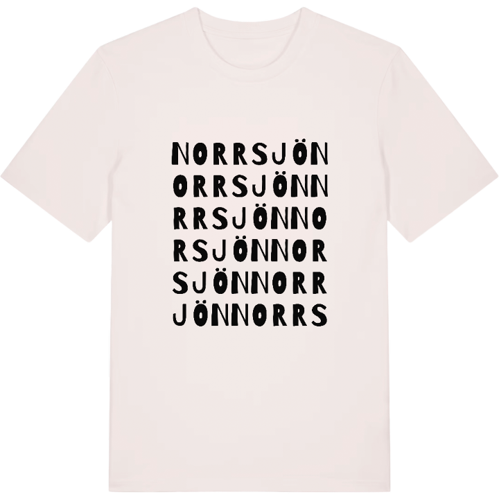 Norrsjön ordlek t-shirt – t-shirt från PinShirt