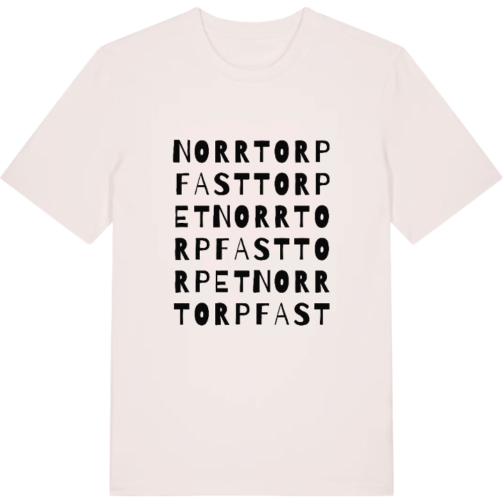 Norrtorp Fasttorpet ordlek t-shirt – t-shirt från PinShirt