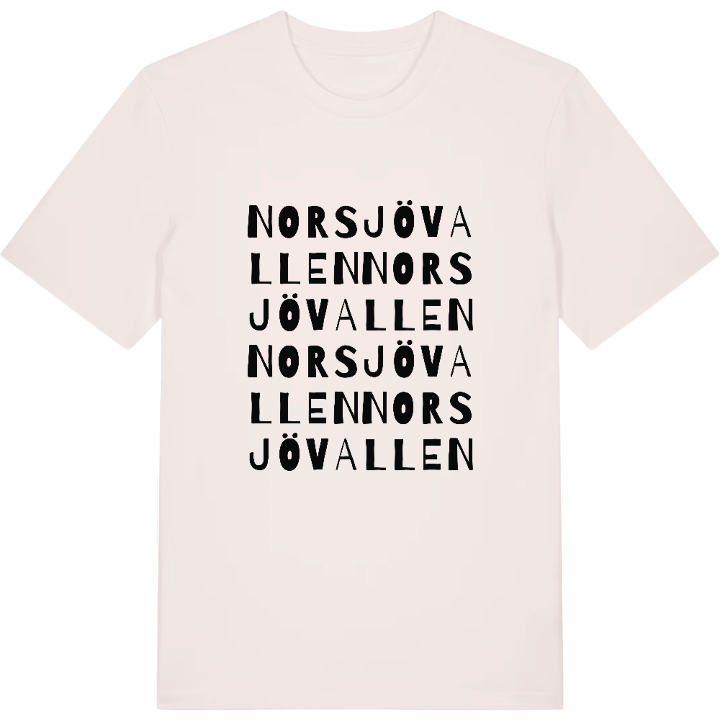 Norsjövallen ordlek t-shirt – t-shirt från PinShirt