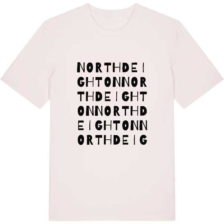 North Deighton ordlek t-shirt – t-shirt från PinShirt