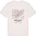 North Shields karta t-shirt