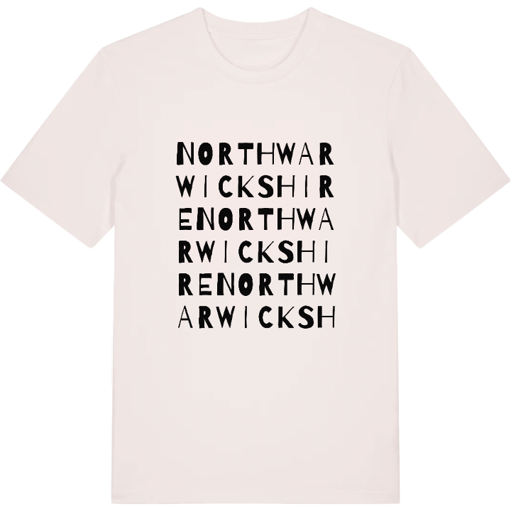 North Warwickshire ordlek t-shirt – t-shirt från PinShirt