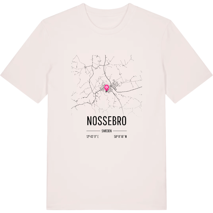 Nossebro karta t-shirt – t-shirt från PinShirt