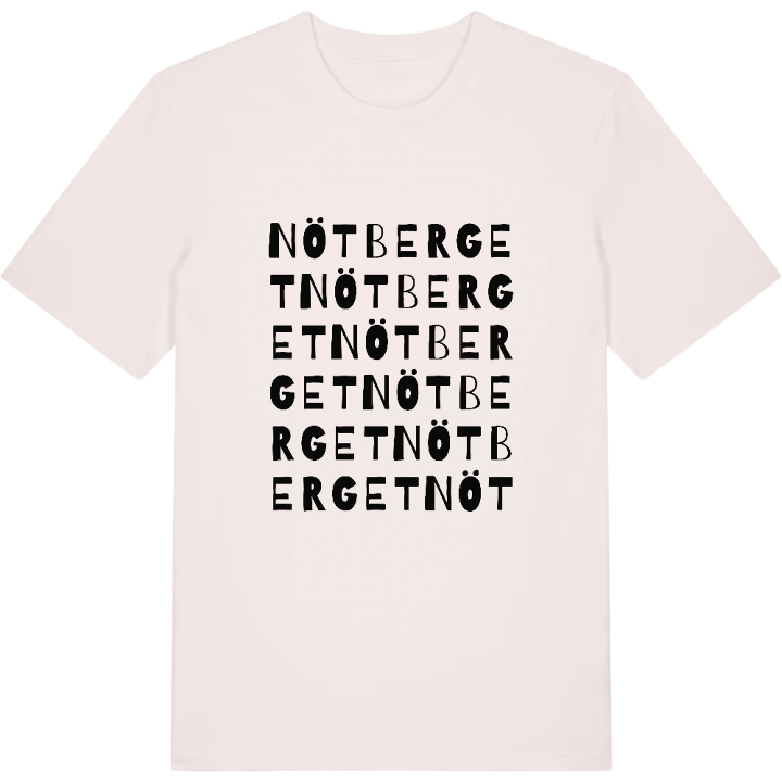 Nötberget ordlek t-shirt – t-shirt från PinShirt