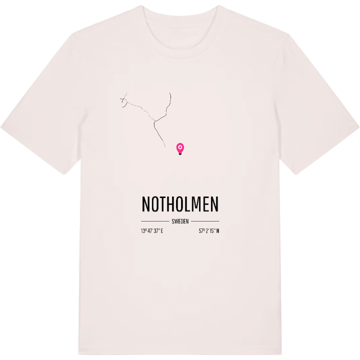 Notholmen karta t-shirt – t-shirt från PinShirt
