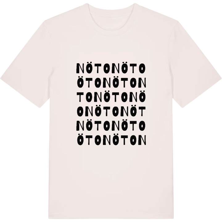 Nöto ordlek t-shirt – t-shirt från PinShirt