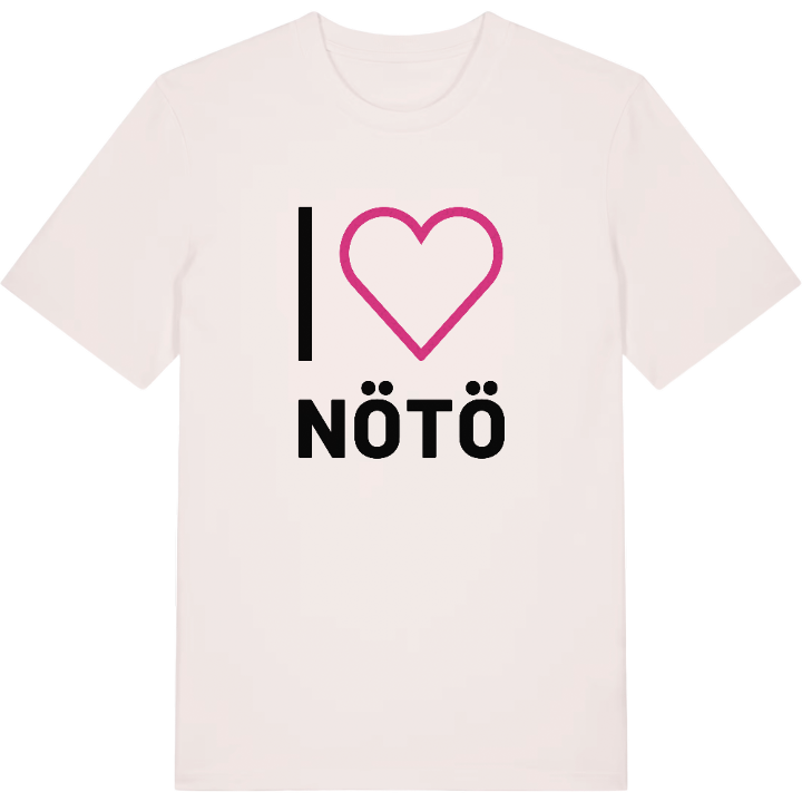 Jag älskar Nötö t-shirt stort tryck – t-shirt från PinShirt