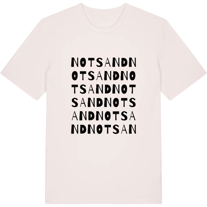 Notsand ordlek t-shirt – t-shirt från PinShirt