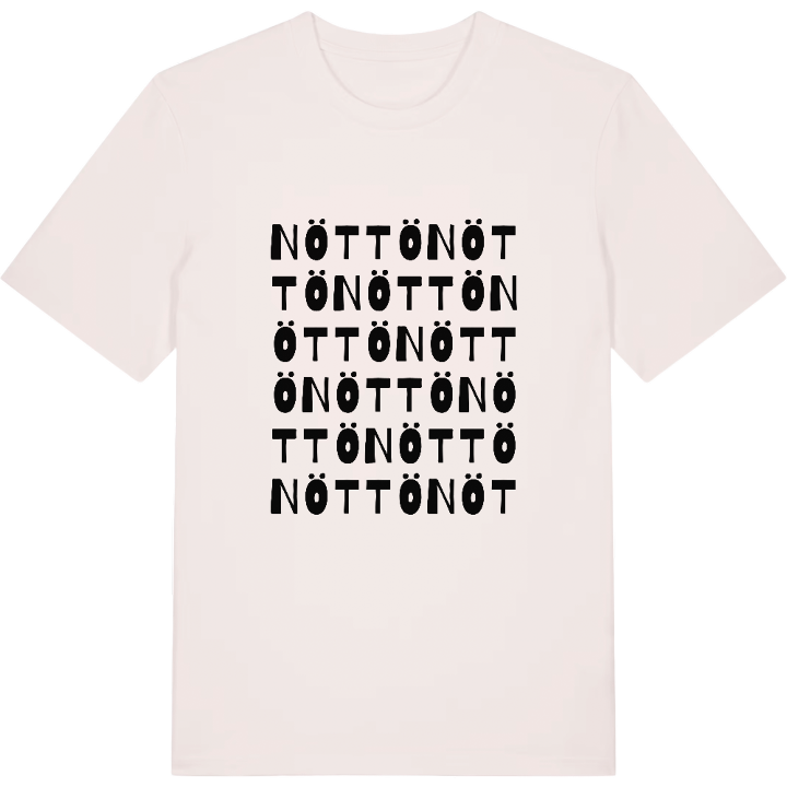Nöttö ordlek t-shirt – t-shirt från PinShirt