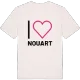 Jag älskar Nouart t-shirt stort tryck