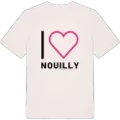 Jag älskar Nouilly t-shirt stort tryck