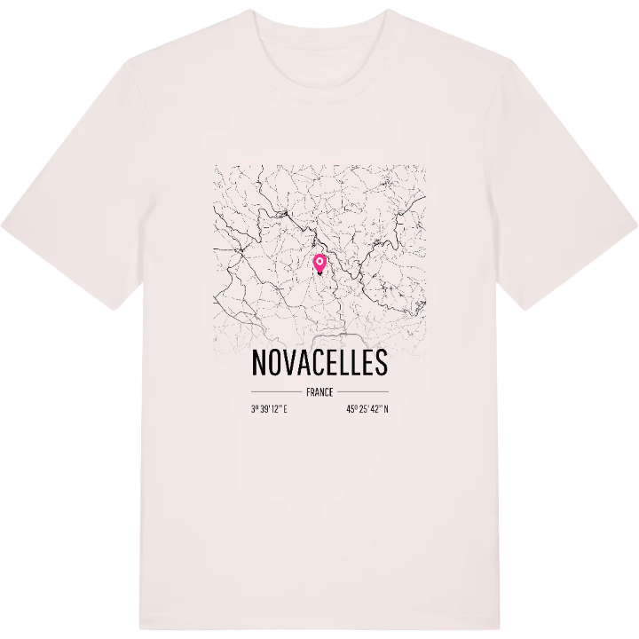 Novacelles karta t-shirt – t-shirt från PinShirt
