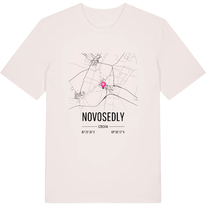 Novosedly karta t-shirt – t-shirt från PinShirt