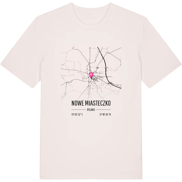 Nowe Miasteczko karta t-shirt – t-shirt från PinShirt