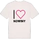 Jag älskar Nowiny t-shirt stort tryck