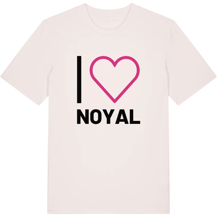 Jag älskar Noyal t-shirt stort tryck – t-shirt från PinShirt