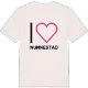 Jag älskar Nunnestad t-shirt stort tryck