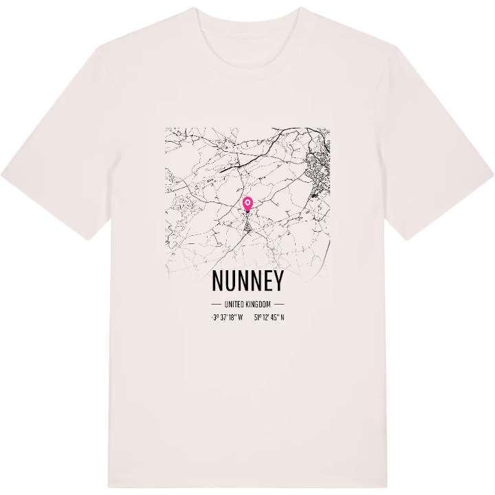 Nunney karta t-shirt – t-shirt från PinShirt