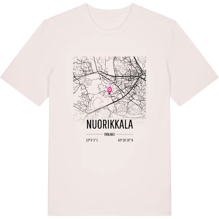 Nuorikkala karta t-shirt – t-shirt från PinShirt